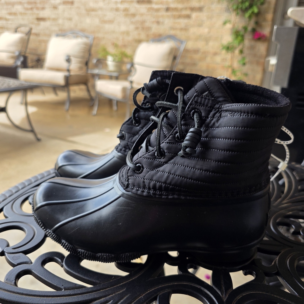 Sperry Black Ankle Boots